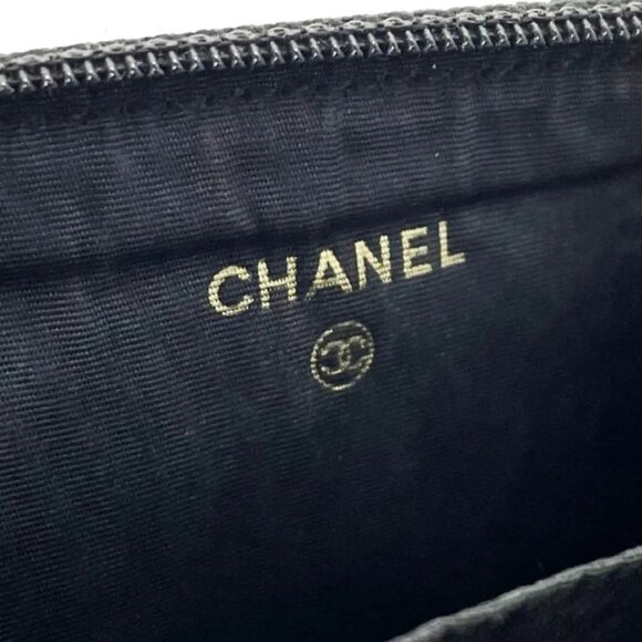 Authentic CHANEL CC Vintage Caviar Timeless Coin Purse Pouch Key Chain Charm Bag - Picture 7 of 11